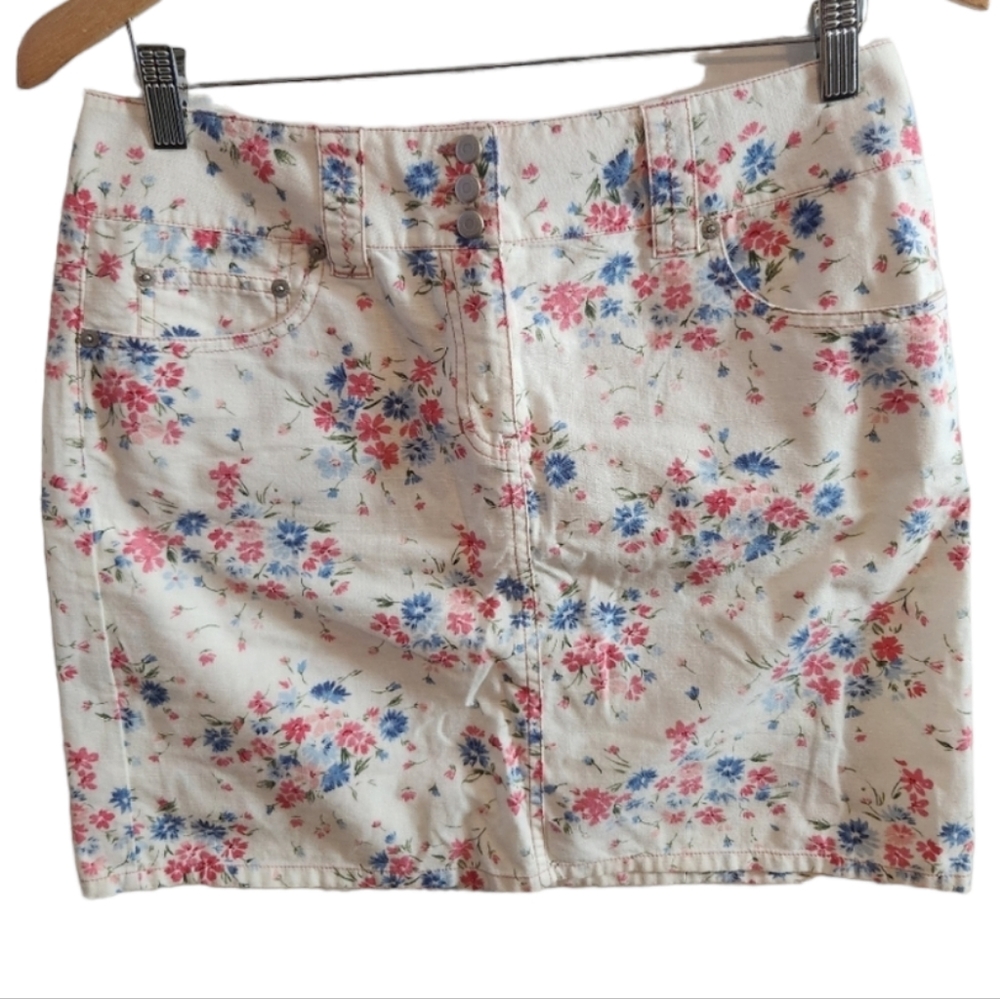 Loft Ann Taylor Women's Floral Cottagcore Mini Skirt